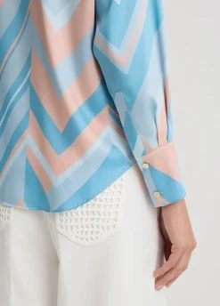 Liu Jo Camisa de sarga estampada-Mujer Camisas Y Blusas