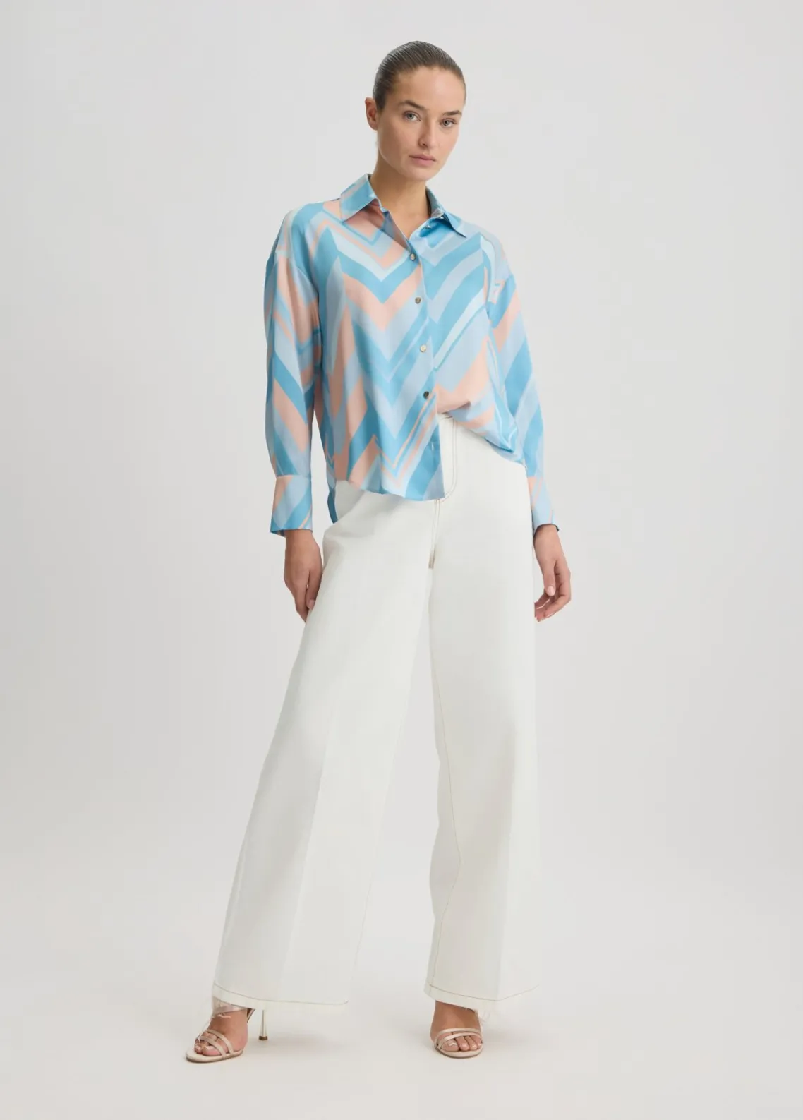 Liu Jo Camisa de sarga estampada-Mujer Camisas Y Blusas