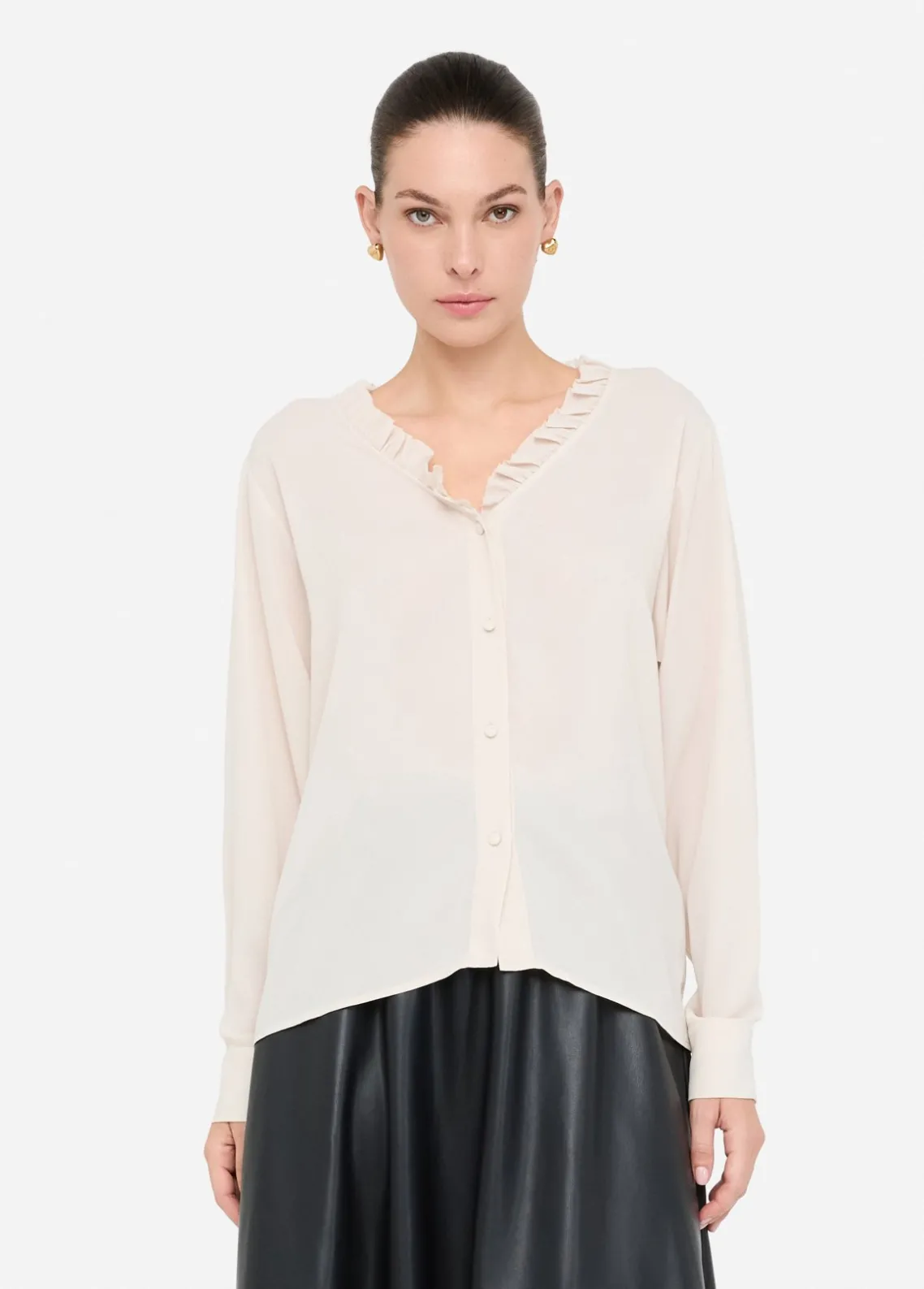 Liu Jo Camisa Better con collar-Mujer Camisas Y Blusas