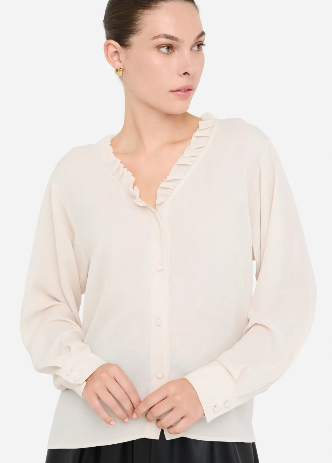 Liu Jo Camisa Better con collar-Mujer Camisas Y Blusas