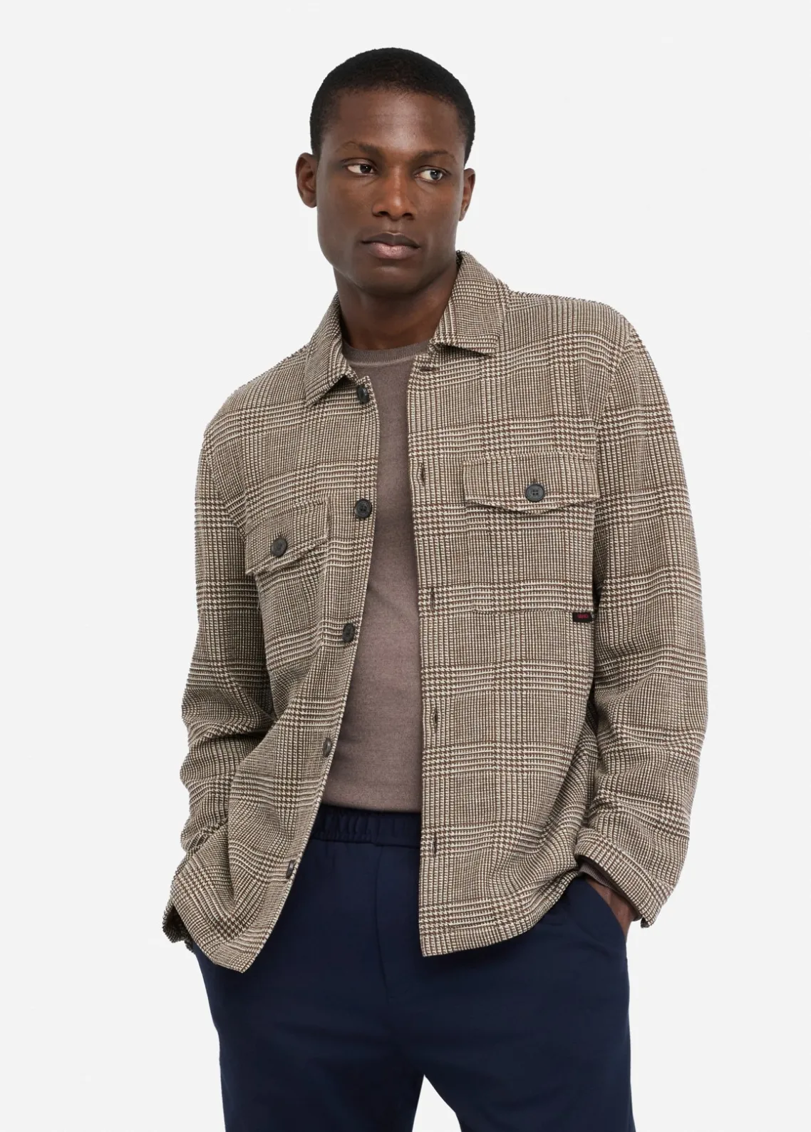Liu Jo Camisa Príncipe de Gales de algodón-Hombre Camisas