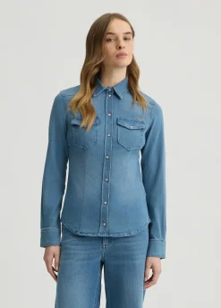 Liu Jo Camisa vaquera-Mujer Camisas Y Blusas