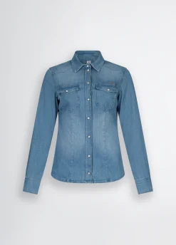 Liu Jo Camisa vaquera-Mujer Camisas Y Blusas