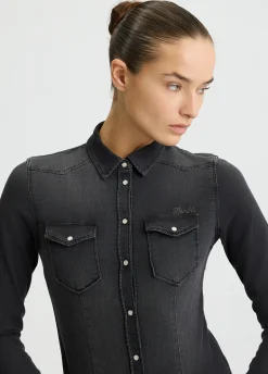 Liu Jo Camisa vaquera-Mujer Camisas Y Blusas