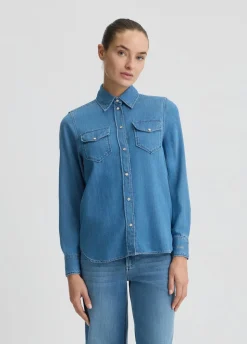Liu Jo Camisa vaquera-Mujer Camisas Y Blusas