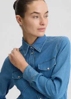 Liu Jo Camisa vaquera-Mujer Camisas Y Blusas
