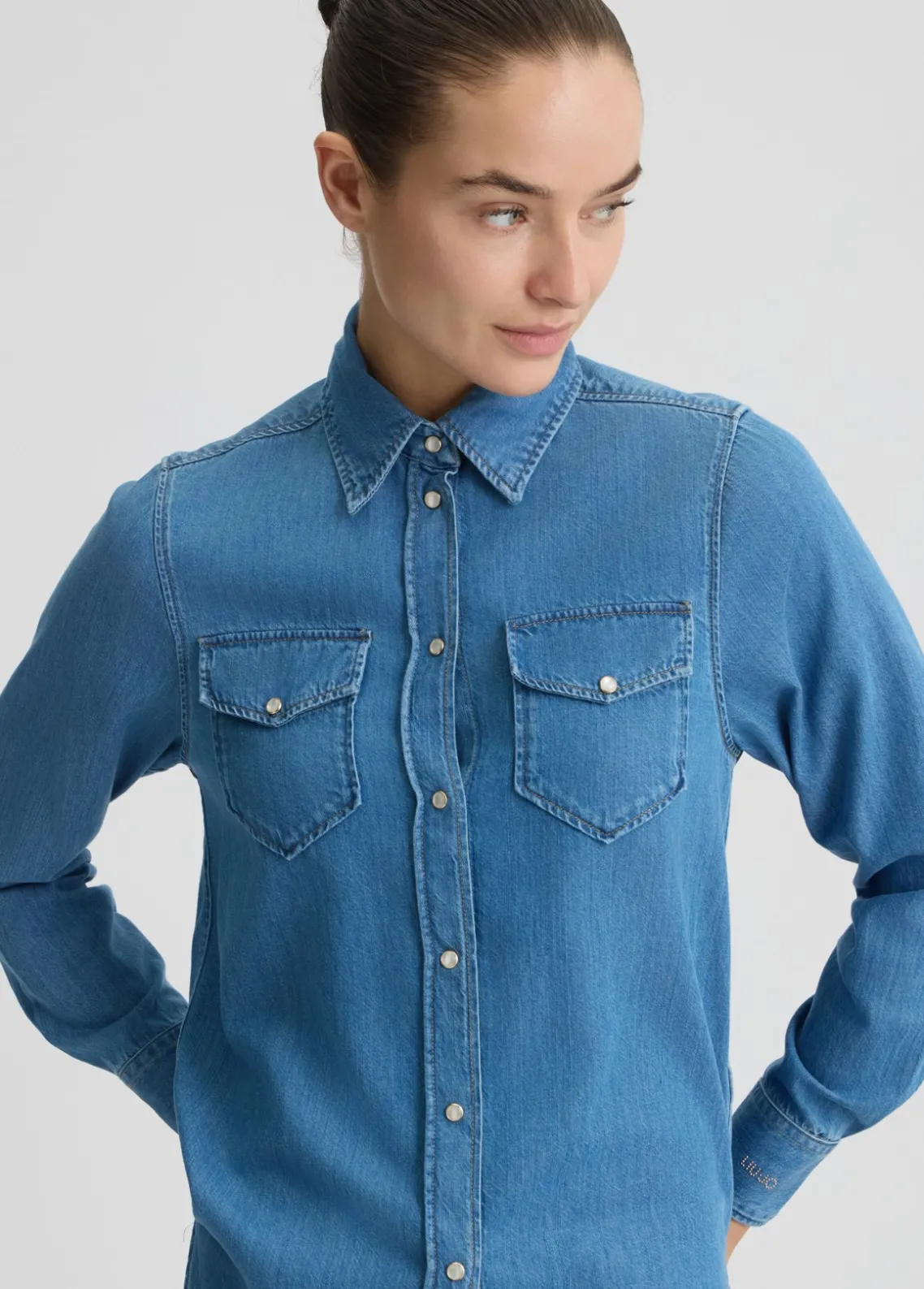 Liu Jo Camisa vaquera-Mujer Camisas Y Blusas