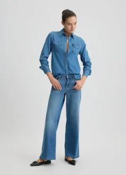 Liu Jo Camisa vaquera-Mujer Camisas Y Blusas