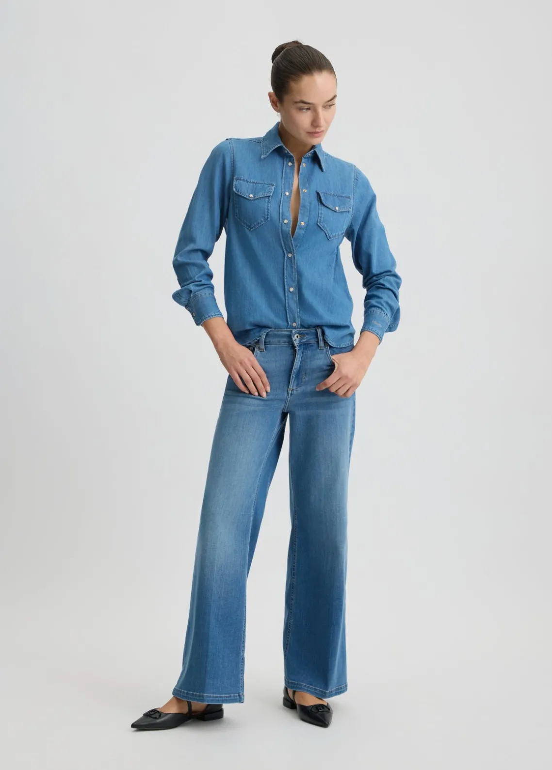 Liu Jo Camisa vaquera-Mujer Camisas Y Blusas