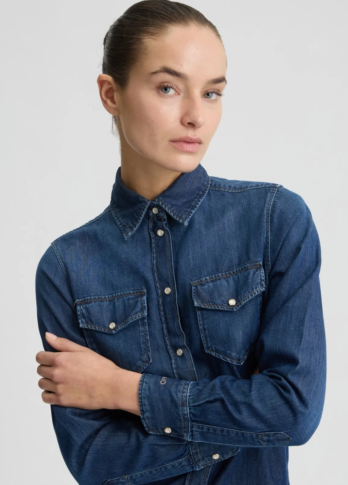 Liu Jo Camisa vaquera-Mujer Camisas Y Blusas