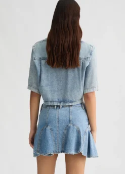 Liu Jo Camisa vaquera corta-Mujer Camisas Y Blusas