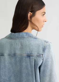 Liu Jo Camisa vaquera corta-Mujer Camisas Y Blusas