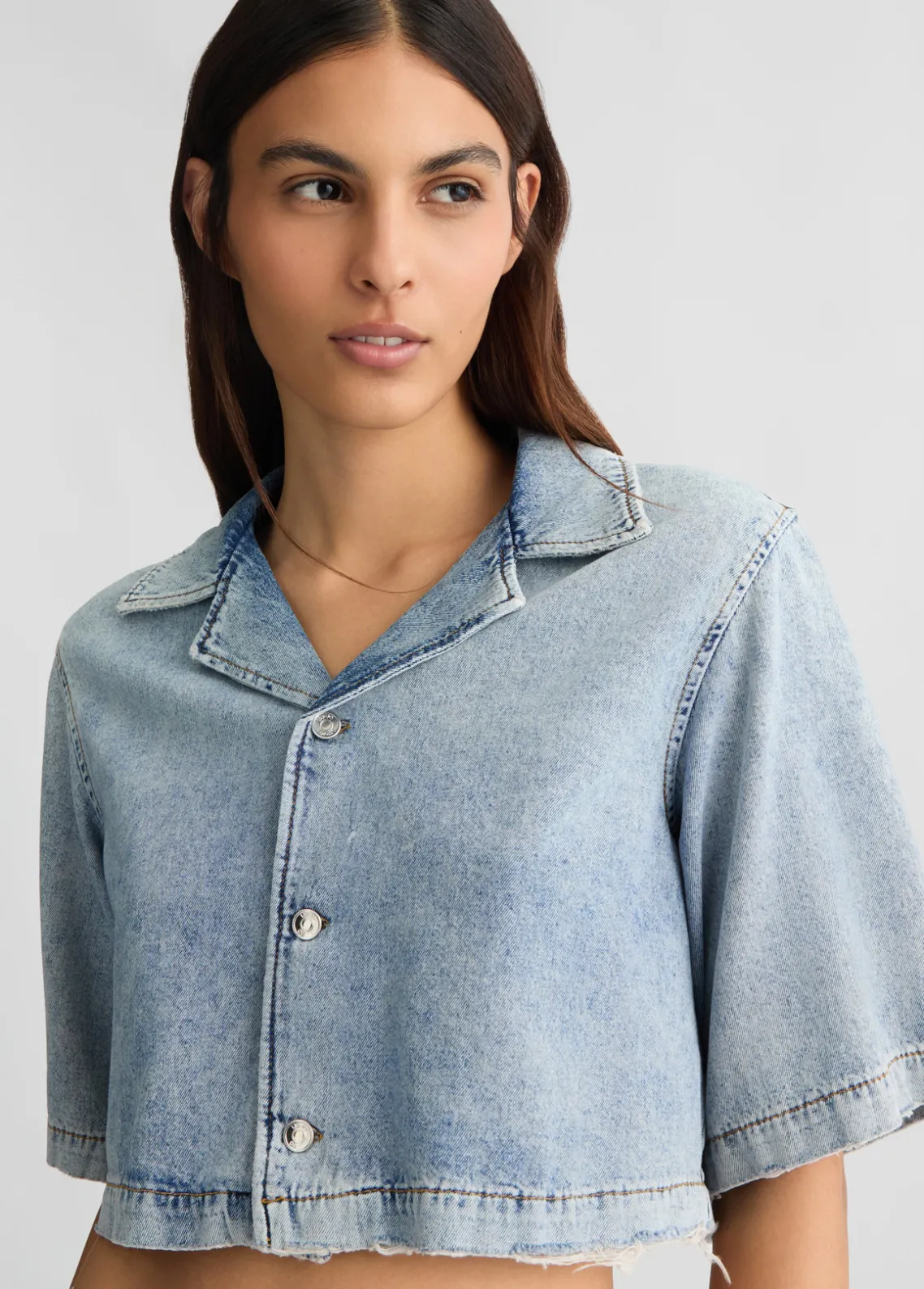 Liu Jo Camisa vaquera corta-Mujer Camisas Y Blusas
