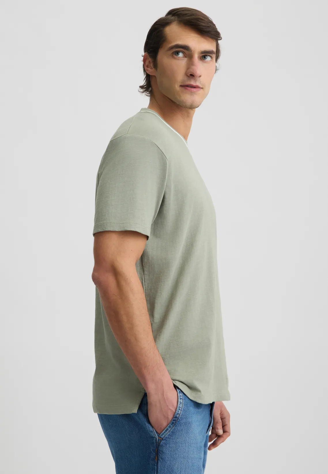 Liu Jo Camiseta color salvia-Hombre Polos Y Camisetas