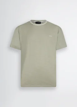 Liu Jo Camiseta color salvia-Hombre Polos Y Camisetas