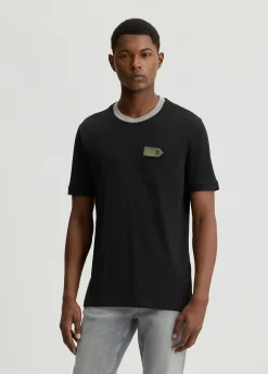 Liu Jo Camiseta con bolsillo-Hombre Polos Y Camisetas