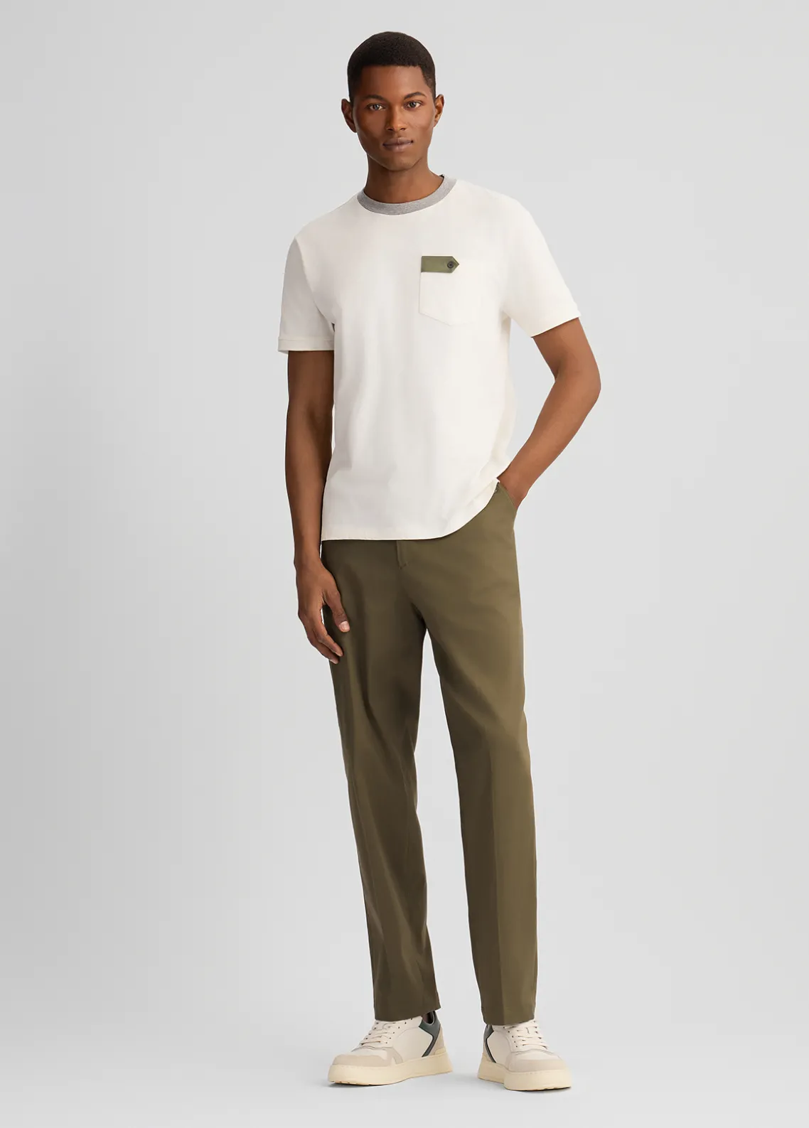 Liu Jo Camiseta con bolsillo-Hombre Polos Y Camisetas