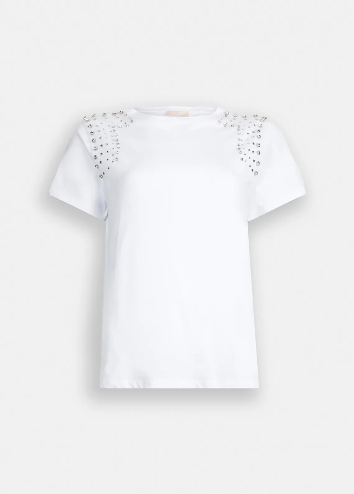 Liu Jo Camiseta con bordados de pedrería-Mujer Camisetas Y Tops