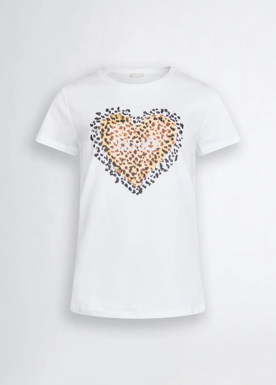 Liu Jo Camiseta con corazón animal-Mujer Camisetas Y Tops
