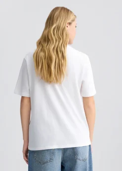 Liu Jo Camiseta con corazón y strass-Mujer Camisetas Y Tops