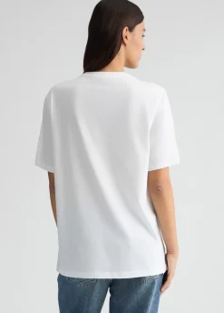 Liu Jo Camiseta con corazón y strass-Mujer Camisetas Y Tops