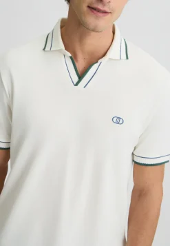 Liu Jo Camiseta con cuello cubano-Hombre Polos Y Camisetas