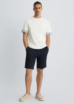 Liu Jo Camiseta con detalles de popelina-Hombre Polos Y Camisetas