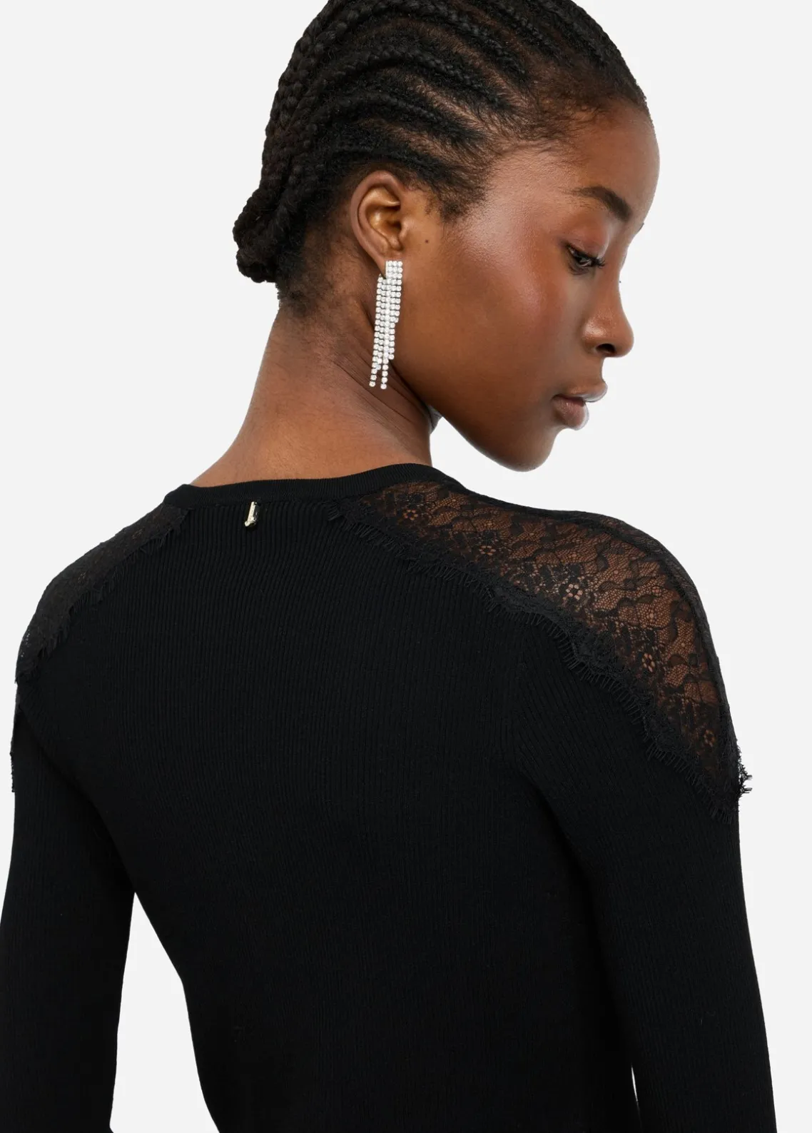 Liu Jo Camiseta con encaje-Mujer Cárdigans Y Jerséis