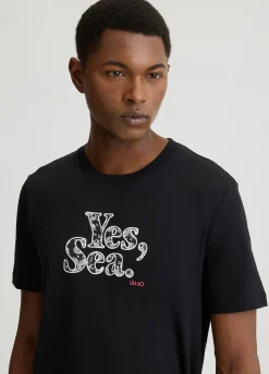 Liu Jo Camiseta con estampado-Hombre Polos Y Camisetas