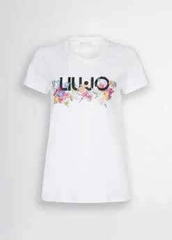 Liu Jo Camiseta con estampado floral-Mujer Camisetas Y Tops