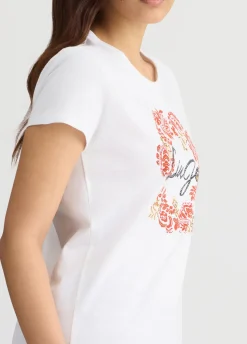 Liu Jo Camiseta con estampado floral-Mujer Camisetas Y Tops