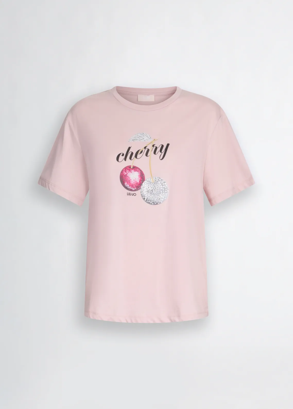 Liu Jo Camiseta con estampado y strass-Mujer Camisetas Y Tops