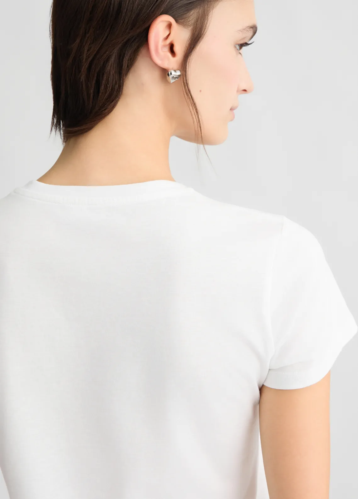 Liu Jo Camiseta con estampado y strass-Mujer Camisetas Y Tops