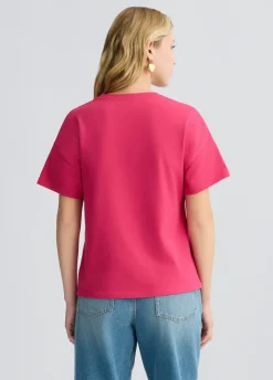 Liu Jo Camiseta con fresa-Mujer Camisetas Y Tops