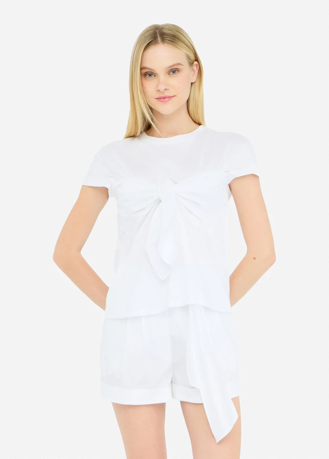 Liu Jo Camiseta con lazo-Mujer Camisetas Y Tops
