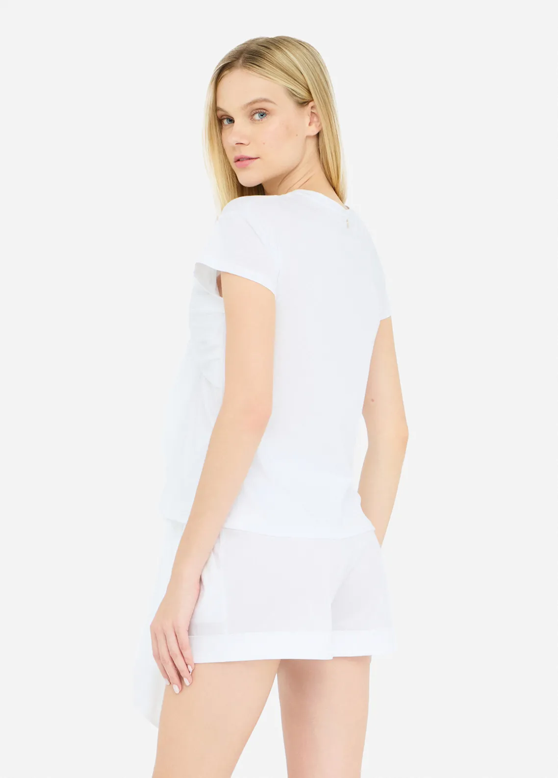 Liu Jo Camiseta con lazo-Mujer Camisetas Y Tops