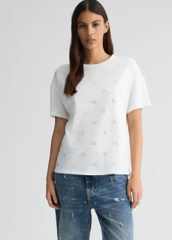 Liu Jo Camiseta con logotipo-Mujer Camisetas Y Tops