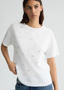 Liu Jo Camiseta con logotipo-Mujer Camisetas Y Tops