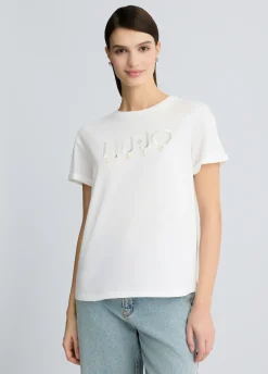Liu Jo Camiseta con logotipo-Mujer Camisetas Y Tops