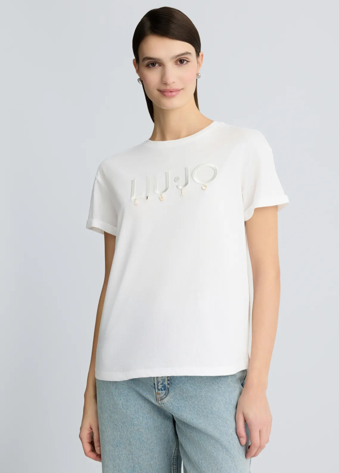Liu Jo Camiseta con logotipo-Mujer Camisetas Y Tops