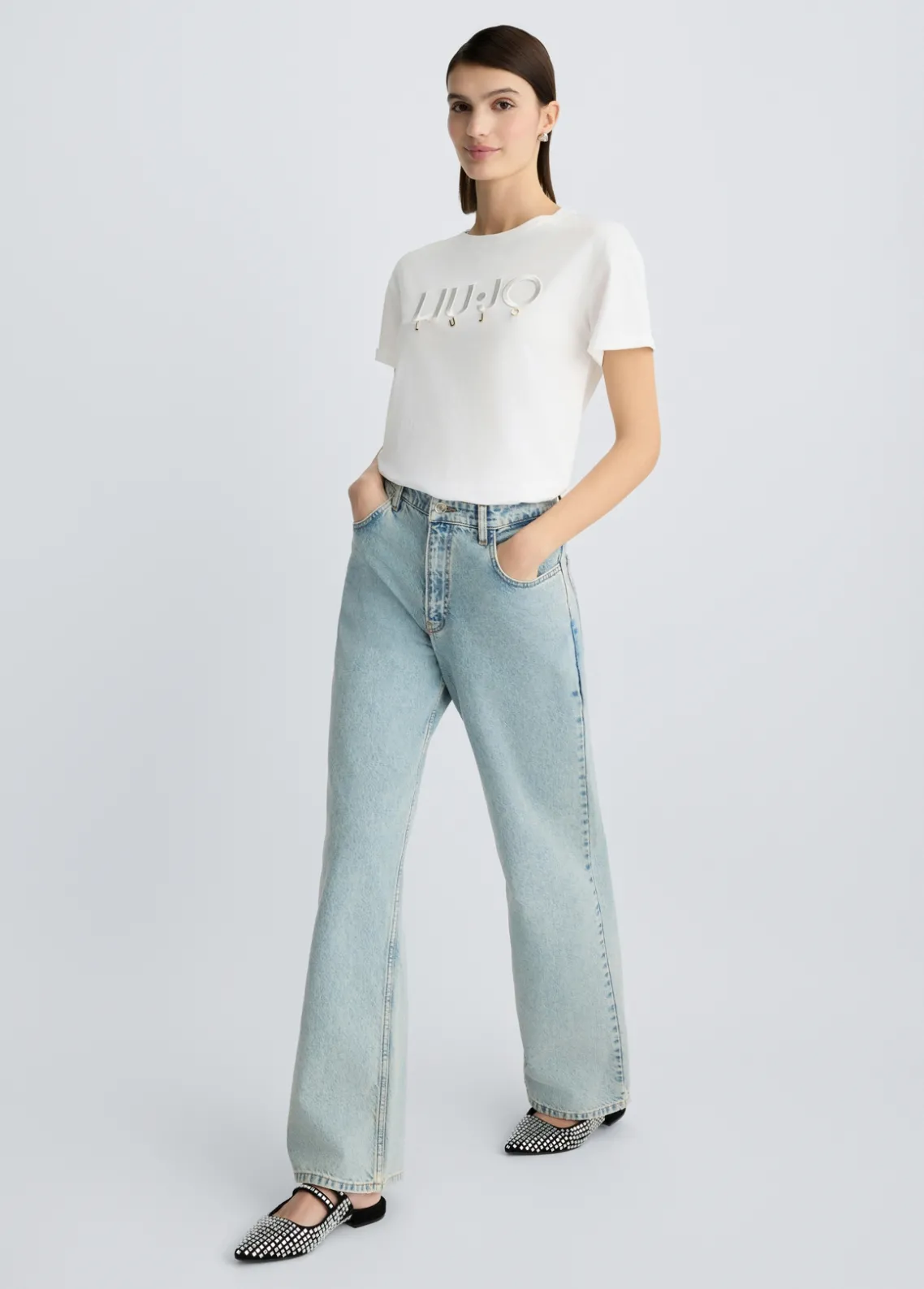Liu Jo Camiseta con logotipo-Mujer Camisetas Y Tops