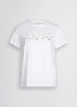 Liu Jo Camiseta con logotipo-Mujer Camisetas Y Tops
