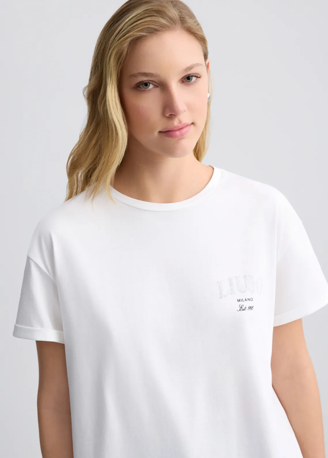 Liu Jo Camiseta con logotipo-Mujer Camisetas Y Tops