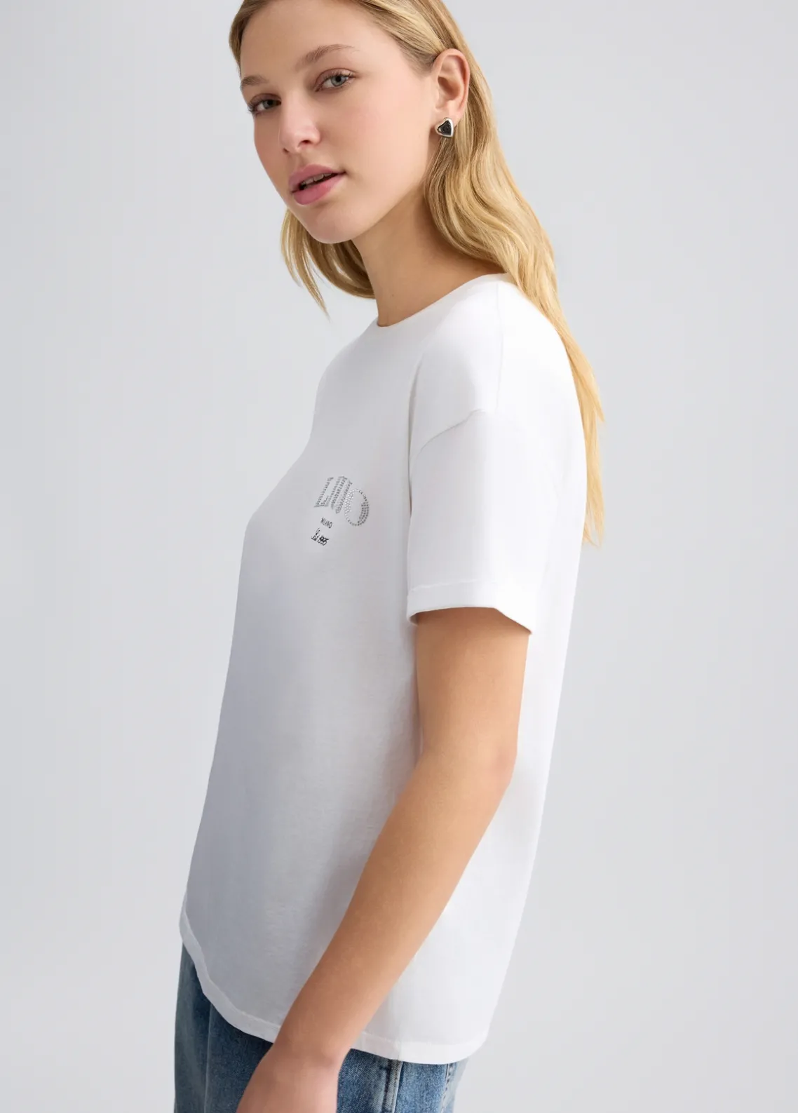 Liu Jo Camiseta con logotipo-Mujer Camisetas Y Tops