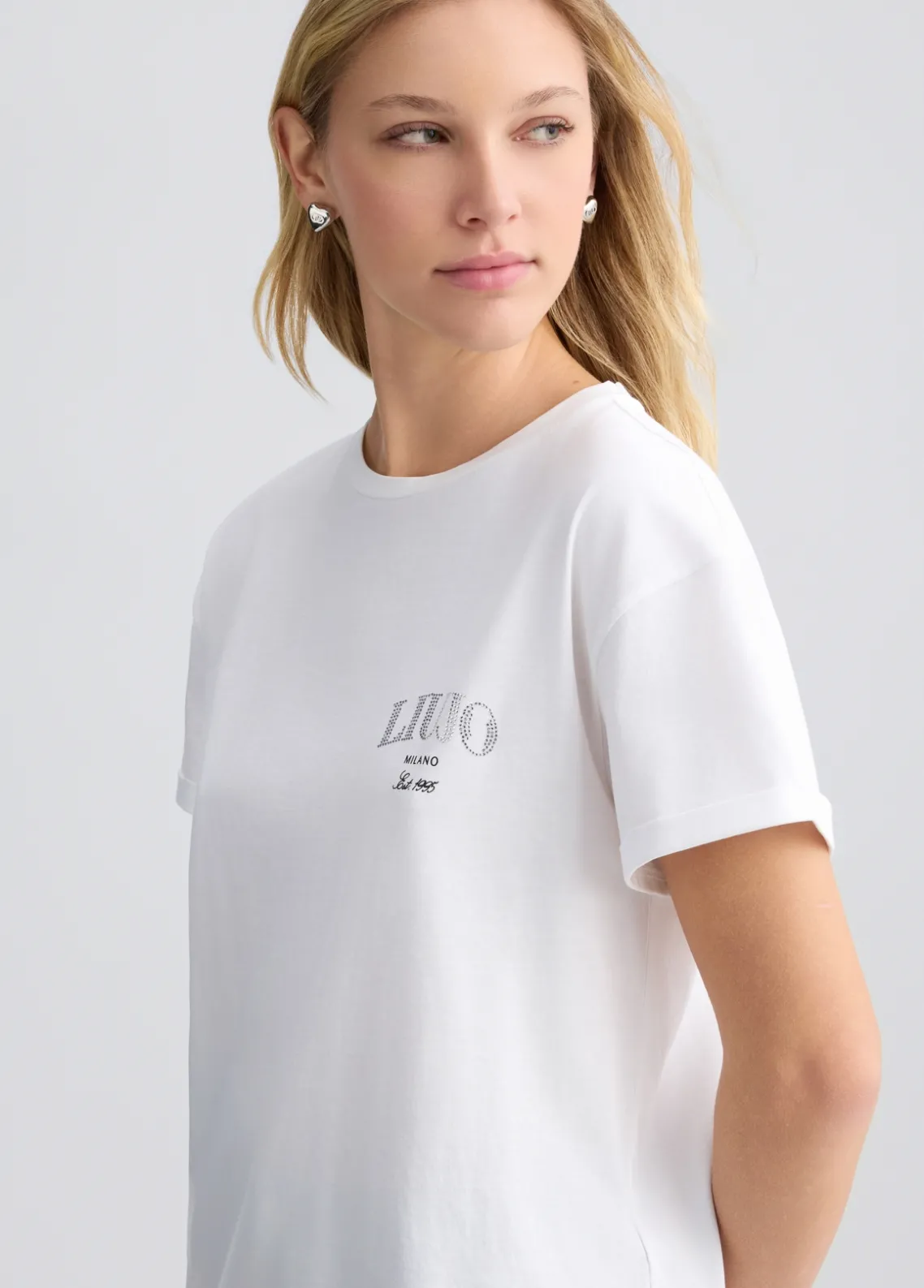 Liu Jo Camiseta con logotipo-Mujer Camisetas Y Tops