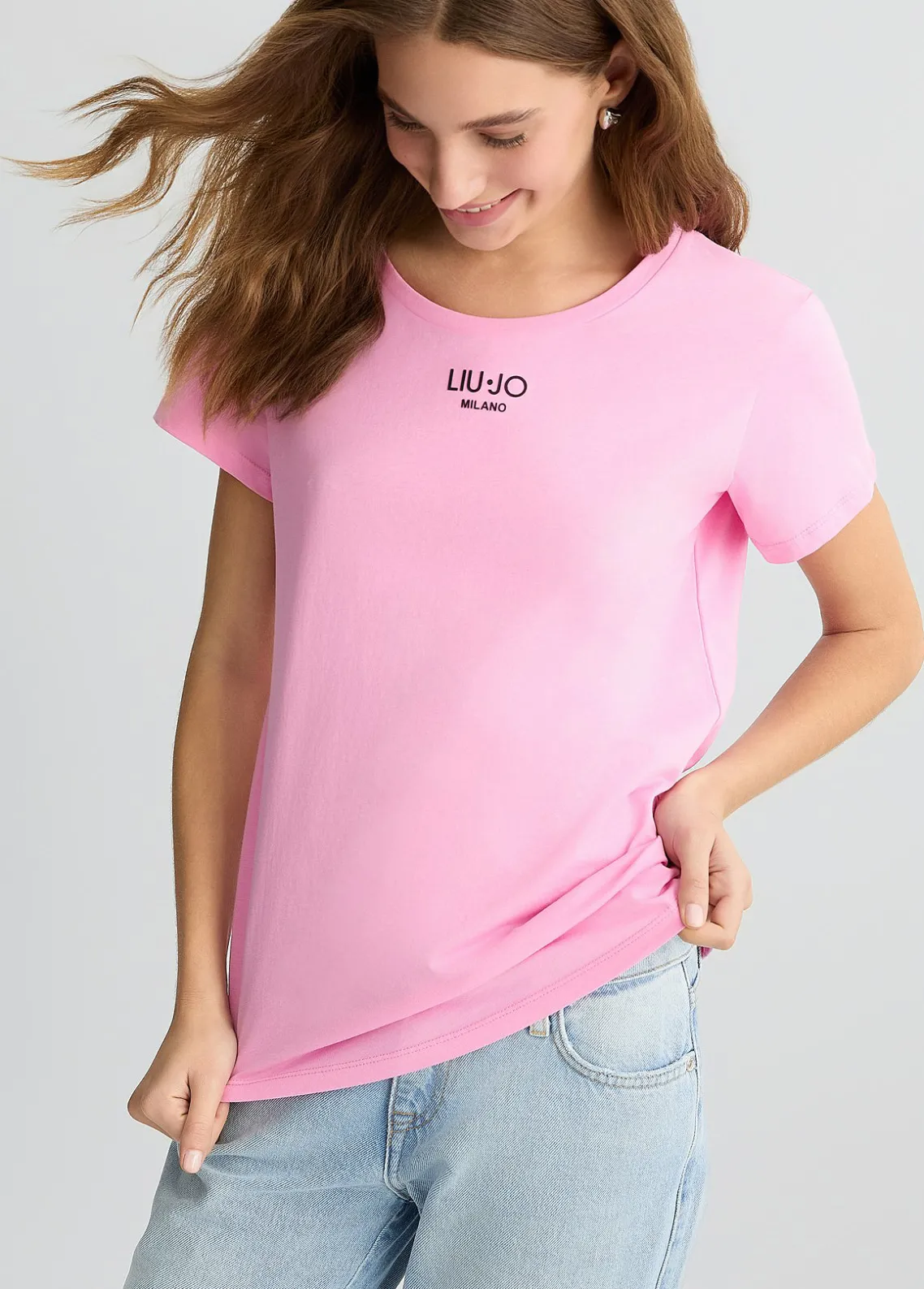 Liu Jo Camiseta con logotipo-Mujer Ropa Deportiva|Camisetas Y Tops