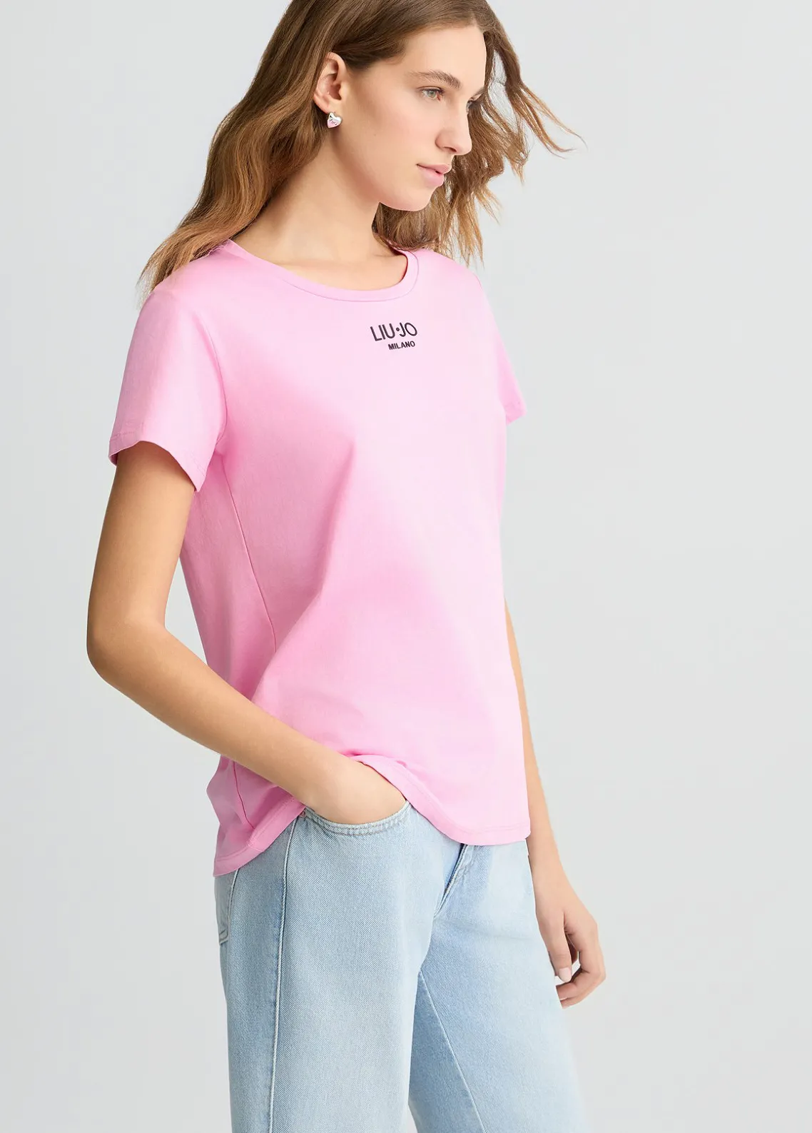 Liu Jo Camiseta con logotipo-Mujer Ropa Deportiva|Camisetas Y Tops