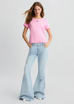 Liu Jo Camiseta con logotipo-Mujer Ropa Deportiva|Camisetas Y Tops
