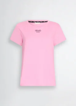 Liu Jo Camiseta con logotipo-Mujer Ropa Deportiva|Camisetas Y Tops