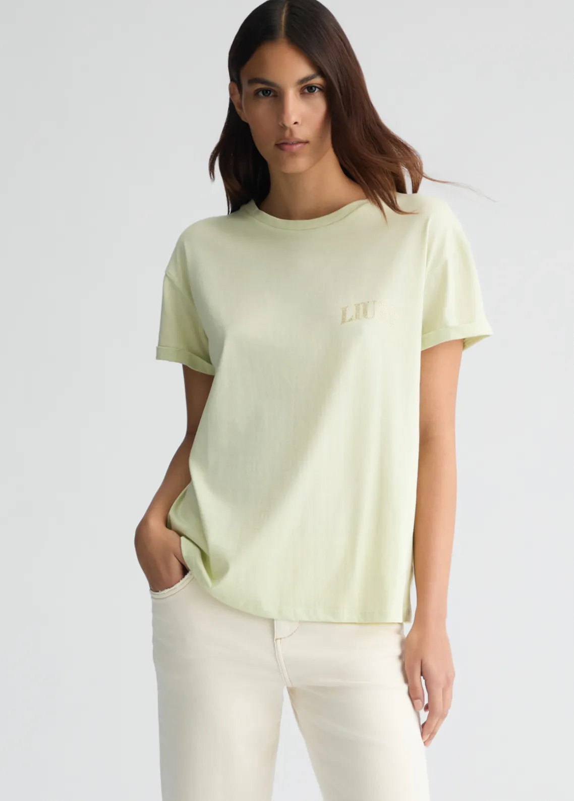 Liu Jo Camiseta con logotipo-Mujer Camisetas Y Tops